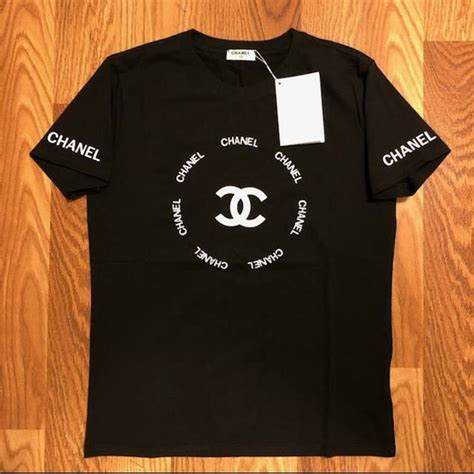 chanel t-shirts for ladies|embellished Chanel t shirt.